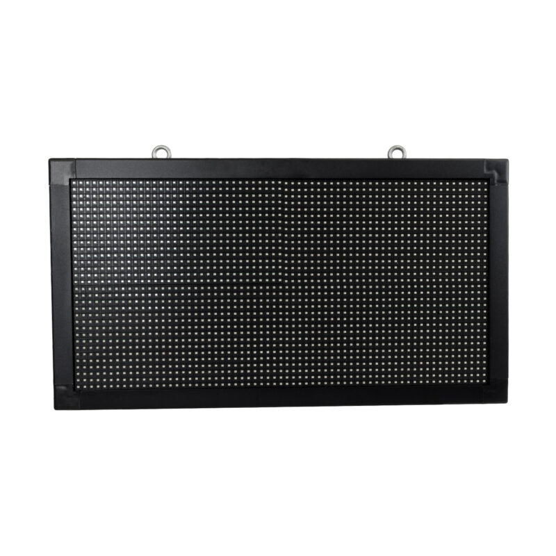 GloboStar® DISPLAY 90798 LED Scrolling Display 64x32cm – Κυλιόμενη Ψηφιακή Πινακίδα / Επιγραφή Διπλής Όψης P10 LED SMD AC 220-240V – Λειτουργία μέσω Wi-Fi με Εφαρμογή APP – Αισθήτηρας Θερμοκρασίας και Υγρασίας – Αδιάβροχο IP65 – Μ70 x Π11 x Υ38.5cm – Μπλε – 1 Χρόνο Εγγύηση