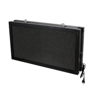 GloboStar® DISPLAY 90799 LED Scrolling Display 64x32cm – Κυλιόμενη Ψηφιακή Πινακίδα / Επιγραφή Διπλής Όψης P10 LED SMD AC 220-240V – Λειτουργία μέσω Wi-Fi με Εφαρμογή APP – Αισθήτηρας Θερμοκρασίας και Υγρασίας – Αδιάβροχο IP65 – Μ70 x Π11 x Υ38.5cm – Πορτοκαλί – 1 Χρόνο Εγγύηση