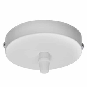 DIY Ροζέτα Φωτιστικού Λευκή Φ100 GloboStar 90800