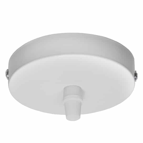 DIY Ροζέτα Φωτιστικού Λευκή Φ100 GloboStar 90800