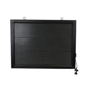 GloboStar® DISPLAY 90803 LED Scrolling Display 64x48cm – Κυλιόμενη Ψηφιακή Πινακίδα / Επιγραφή Μονής Όψης P10 LED SMD AC 220-240V – Λειτουργία μέσω Wi-Fi με Εφαρμογή APP – Αισθήτηρας Θερμοκρασίας και Υγρασίας – Αδιάβροχο IP65 – Μ72 x Π9 x Υ56cm – Πορτοκαλί – 1 Χρόνο Εγγύηση