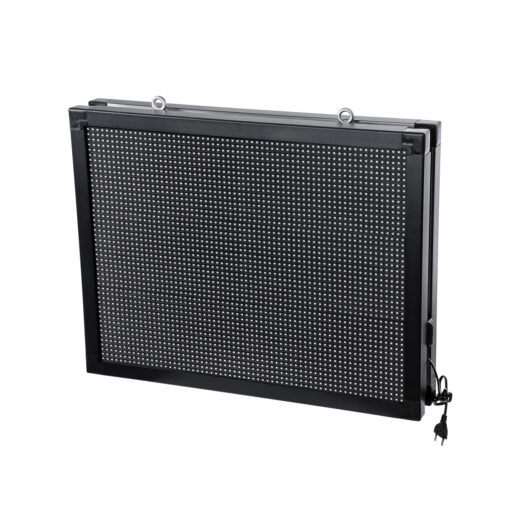 GloboStar® DISPLAY 90805 LED Scrolling Display 64x48cm – Κυλιόμενη Ψηφιακή Πινακίδα / Επιγραφή Διπλής Όψης P10 LED SMD AC 220-240V – Λειτουργία μέσω Wi-Fi με Εφαρμογή APP – Αισθήτηρας Θερμοκρασίας και Υγρασίας – Αδιάβροχο IP65 – Μ70 x Π11 x Υ54.5cm – Πράσινο – 1 Χρόνο Εγγύηση