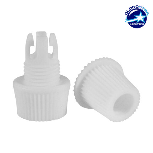 DIY Στήριγμα Καλωδίου για Ροζέτα Στυπιοθλίπτης Λευκό GloboStar 90807