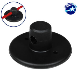 DIY Στήριγμα Καλωδίου Μαύρο για Οροφή ή Τοίχο GloboStar 90810