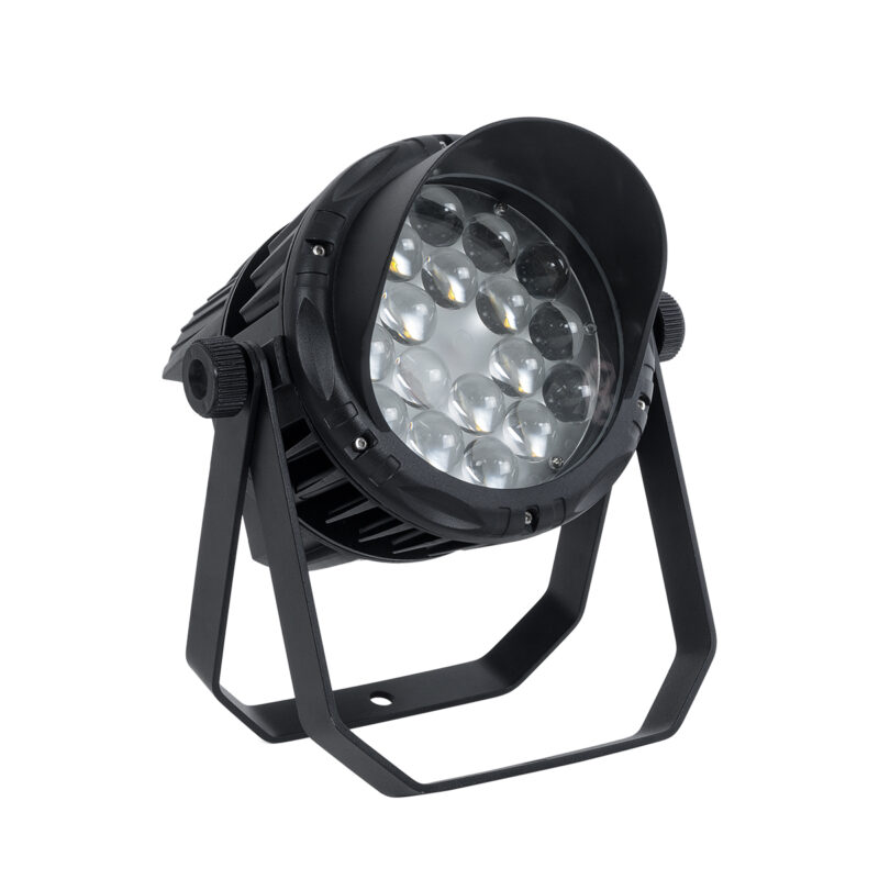 GloboStar® FLOOD-KARA 90817 Προβολέας Wall Washer Σποτ με Αντιθαμβωτική Γρίλια για Φωτισμό Κτιρίων LED 54W 6750lm 5° DC 24V Αδιάβροχο IP67 Μ28 x Π32 x H27cm Φυσικό Λευκό 4500K – Γκρι Ανθρακί – 3 Χρόνια Εγγύηση