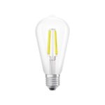 ΛΑΜΠΑ ST64 FILAMENT 4W 840LM E27 3000K CLEAR EUROLAMP – 147-78351