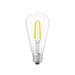 ΛΑΜΠΑ ST64 FILAMENT 4W 840LM E27 3000K CLEAR EUROLAMP – 147-78351