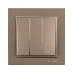ΔΙΑΚΟΠΤΗΣ ΤΡΙΠΛΟΣ ΑΠΛΟΣ  LIGHT FUME EUROLAMP – 152-10508