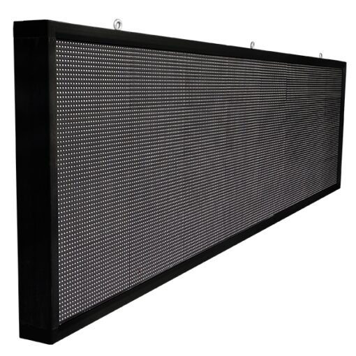 GloboStar® 90290 Κυλιόμενη Ψηφιακή Επιγραφή P10 LED SMD AC 220-240V με Wi-Fi – Αδιάβροχή IP54 – Μονής Όψης – Μ264 x Π9 x Υ72cm Ψυχρό Λευκό 6000K