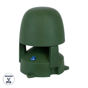 GloboStar® FDB LS800 98014 Facilities Speaker – Παθητικό Ηχείο Εγκαταστάσεων Επιδαπέδιο με Μετασχηματιστή 100V & 8Ω – 60W RMS (120W Peak) – 1 x 8″ Inches LF & 1 x 1″ Inches HF – Αδιάβροχο IP56 – Πράσινο – Μ39 x Π35 x Υ49cm