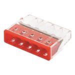 ΚΛΕΜΜΑ PCT-205 5 ΘΕΣΕΩΝ ΜΕ ΥΠΟΔΟΧΗ 0,50-2,5mm 24Α 400V EUROLAMP 147-11046