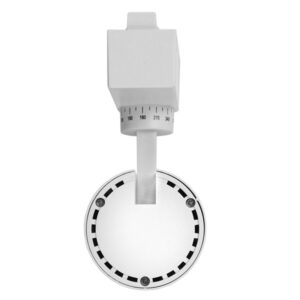 Globostar S-40016 Μονοφασικό Bridgelux COB LED Λευκό Φωτιστικό Σποτ Ράγας 20W 230V 2600lm 30° Ψυχρό Λευκό 6000k