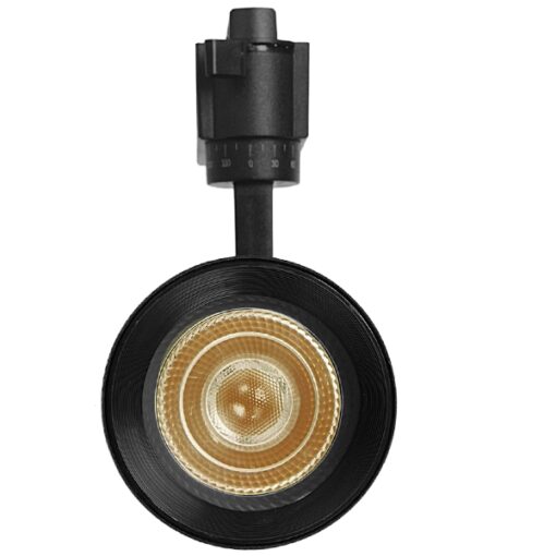 Μονοφασικό Bridgelux COB LED Μάυρο Φωτιστικό Σποτ Ράγας 30W 230V 3750lm 30° Φυσικό Λευκό 4500k GloboStar 93112