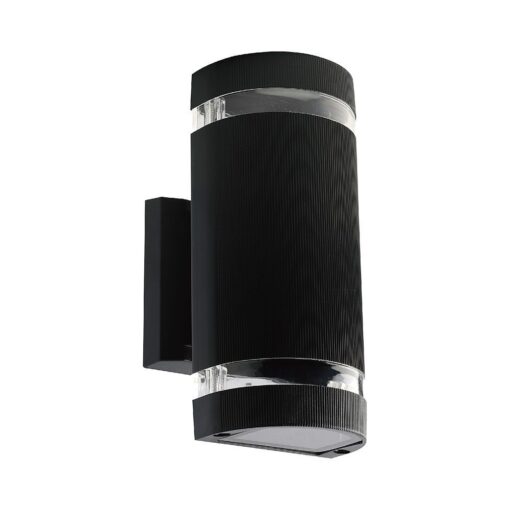 Φωτιστικό Τοίχου 2xE27 Μαύρο Οβαλ V-TAC IP44 – 93573