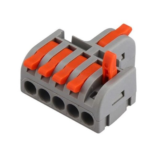 ΚΛΕΜΜΑ ΑΝΤΑΠΤΟΡΑΣ ΜΟΝΟΠΟΛΙΚΗ 5 ΘΕΣΕΩΝ 0,20-2,5mm 32Α 250V EUROLAMP – 147-11065