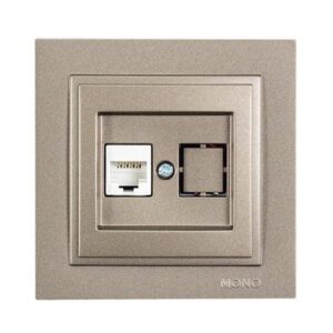 ΠΡΙΖΑ DATA CAT 6 RJ 45 MONH LIGHT FUME EUROLAMP – 152-10540