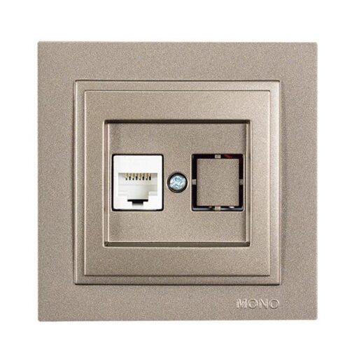 ΠΡΙΖΑ DATA CAT 6 RJ 45 MONH LIGHT FUME EUROLAMP – 152-10540
