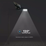 LED ηλιακό φωτιστικό δρόμου 50W ψυχρό λευκό 6000K μαύρο σώμα V-TAC – 95509