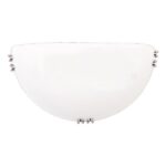 ΑΠΛΙΚΑ ΤΟΙΧΟΥ “PAROS” Φ30 Ε27 ΛΕΥΚΟ/ ΝΙΚΕΛ EUROLAMP 145-22403