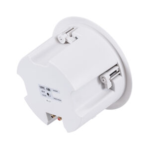 GloboStar® FDB C600T 98012 Facilities Speaker – Παθητικό Ηχείο Εγκαταστάσεων Χωνευτό Οροφής με Μετασχηματιστή 100V & 8Ω – 40W RMS (80W Peak) – 1 x 6″ Inches LF & 1 x 1″ Inches HF –  IP20 – Λευκό – Φ24 x Υ15.3cm