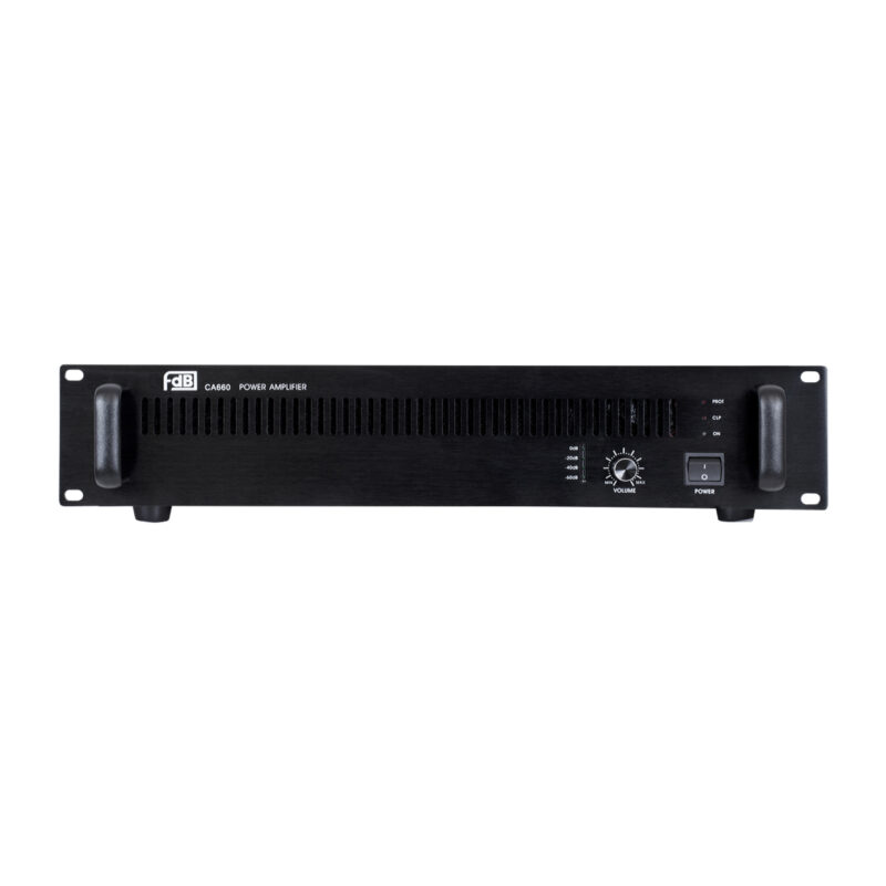 GloboStar® FDB CA660 98015 Power Amplifier – Επαγγελματικός Ενισχυτής Ηχείων Εγκαταστάσεων 100V – Frequency Response 60Hz-20Khz – AC 220V/50-60Hz – 660W/4Ω – IP20 – Μαύρο – Μ48.5 x Π32 x Υ9cm