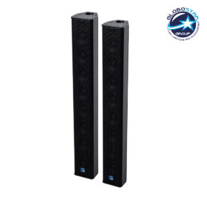 GloboStar® FDB K803 98024 PA Speaker – Παθητικό Ηχείο Column Κολωνάτο Επιτοίχιο & Επιδαπέδιο 8Ω – 200W RMS (800W Peak) – 8 x 3″ Inches Mid & HF – IP20 – Μαύρο – Μ10 x Π11 x Υ75cm – Ζεύγος