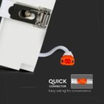 LED Φωτιστικό Χωνευτό 36W CRI>90 V-TAC PRO Samsung Chip 12° 2880lm Φυσικό 4000K – 983