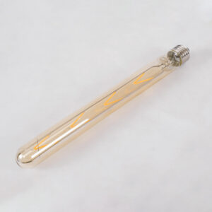 GloboStar® 99050 Λάμπα LED Long Filament E27 T30 Σωλήνας 8W 720lm 360° AC 220-240V IP20 Φ3 x Υ30cm Ultra Θερμό Λευκό 2200K με Μελί Γυαλί – Dimmable – 3 Years Warranty