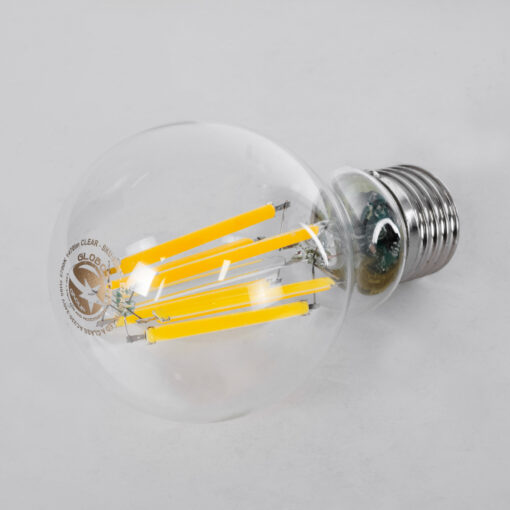 GloboStar® 99087 Λάμπα LED Long Filament E27 A60 Γλόμπος 7W 1470lm 360° AC 220-240V IP20 Φ6 x Υ11cm Θερμό Λευκό 2700K με Διάφανο Γυαλί – Pro Series 210lm/W – A Ενεργειακή Κλάση – 3 Χρόνια Εγγύηση