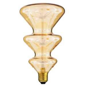 GloboStar® 99215 Λάμπα E27 CM115 MTX Christmas Tree DIODE HP LED String 4W 400 lm 320° AC 85-265V Edison Retro με Μελί Γυαλί Ultra Θερμό Λευκό 2200 K