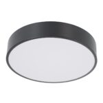 GloboStar® BURTON 61200-S Πλαφονιέρα Οροφής LED CCT 67W 7370lm 120° AC 220-240V – Εναλλαγή Φωτισμού μέσω Τηλεχειριστηρίου All In One Ψυχρό 6000k+Φυσικό 4500k+Θερμό 2700k Dimmable Φ40cm – Μαύρο – 3 Years Warranty