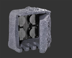 Πρίζα Κήπου Trio Lighting    Γκρι Πολυρεσίνη   IP44 9962-11