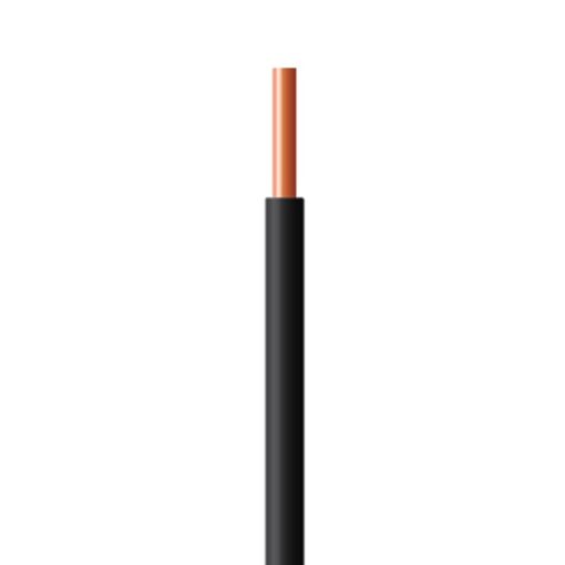 ΚΑΛΩΔΙΟ NYA ΗΟ5V-U 1Χ1mm² ΜΑΥΡΟ (100m/roll) EUROLAMP – 150-13300