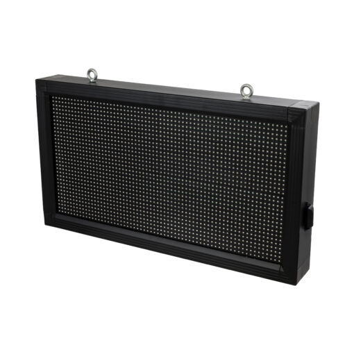 GloboStar® DISPLAY 90329 LED Scrolling Display 64x32cm – Κυλιόμενη Ψηφιακή Πινακίδα / Επιγραφή Μονής Όψης P10 LED SMD AC 220-240V – Λειτουργία μέσω Wi-Fi με Εφαρμογή APP – Αισθήτηρας Θερμοκρασίας και Υγρασίας – Αδιάβροχο IP65 – Μ72 x Π9 x Υ42.5cm – Πορτοκαλί – 1 Χρόνο Εγγύηση
