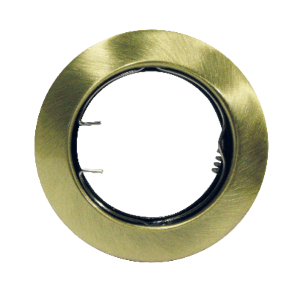 Βάση Σποτ GU10 – MR16 Χωνευτή Στρογγυλή Σταθερή Μπρονζέ ACA – AC.0451042GA