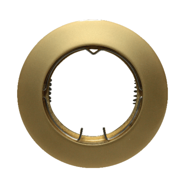 Βάση Σποτ GU10 – MR16 ACA Χωνευτή Στρογγυλή Σταθερή Χρυσό Περλέ – AC.0451042PG