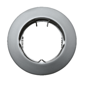 Βάση Σποτ GU10 – MR16 ACA Χωνευτή Στρογγυλή Σταθερή Ασημί Περλέ – AC.0451042PS