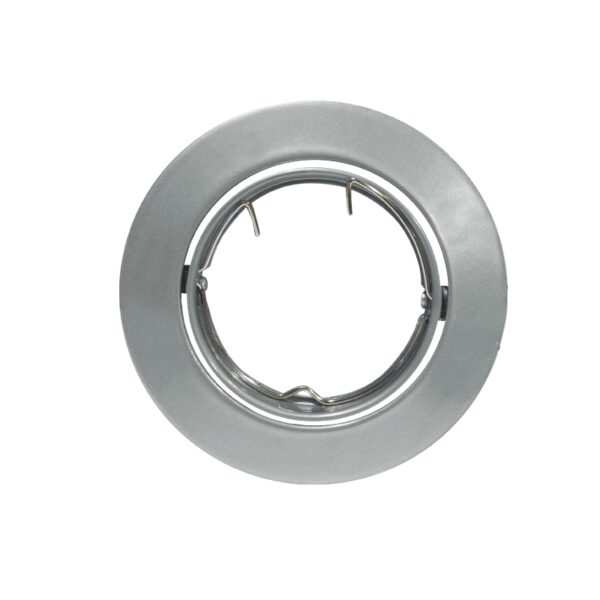 Βάση Σποτ GU10 – MR16 ACA Χωνευτή Στρογγυλή Ρυθμιζόμενη Μεταλλικό Γκρι – AC.0453254B