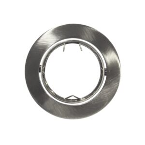 Βάση Σποτ GU10 – MR16 ACA Χωνευτή Στρογγυλή Ρυθμιζόμενη Νίκελ Ματ – AC.0453254NM