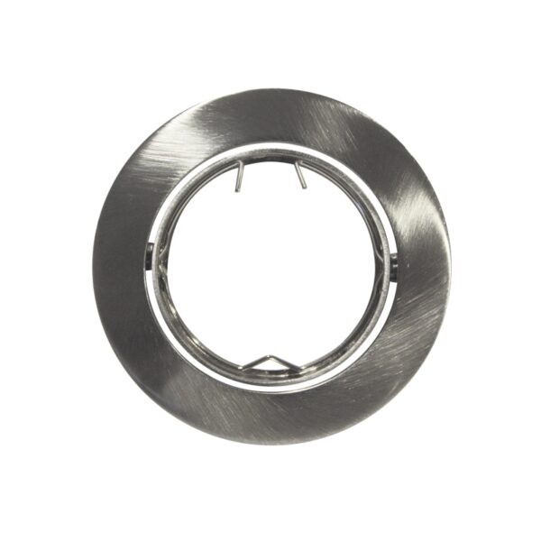 Βάση Σποτ GU10 – MR16 ACA Χωνευτή Στρογγυλή Ρυθμιζόμενη Νίκελ Ματ – AC.0453254NM