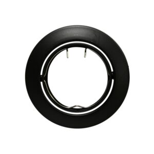 Βάση Σποτ GU10 – MR16 ACA Χωνευτή Στρογγυλή Ρυθμιζόμενη Μαύρη – AC.0453254WB