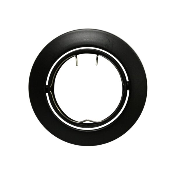 Βάση Σποτ GU10 – MR16 ACA Χωνευτή Στρογγυλή Ρυθμιζόμενη Μαύρη – AC.0453254WB