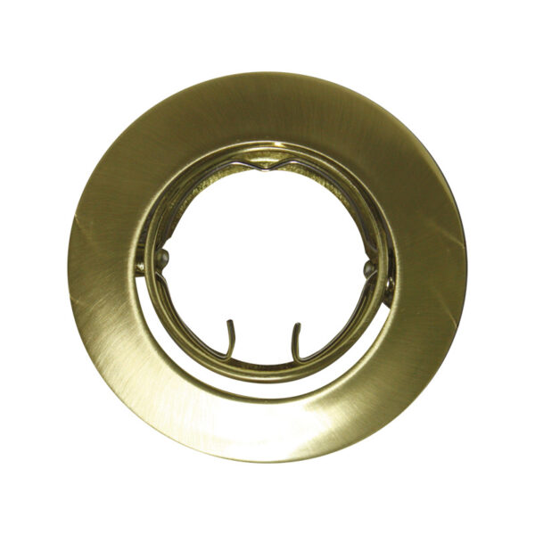 Μίνι Χωνευτή Βάση Σποτ Ρυθμιζόμενη 1xΜR11 Μπρονζε ACA – AC.04532GAB