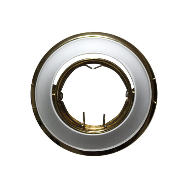 Μίνι Χωνευτή Βάση Σποτ Ρυθμιζόμενη 1xΜR11 Ασημί ACA – AC.04532S