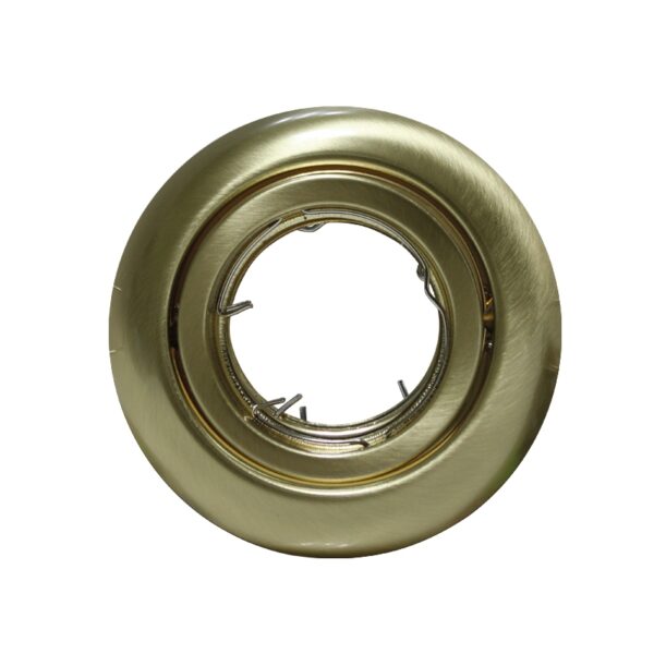 Βάση Σποτ GU10 – MR16 ACA Χωνευτή Στρογγυλή Ρυθμιζόμενη Μπρονζέ – AC.04533GAB