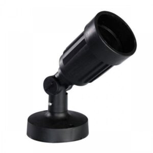 Φωτιστικό Κήπου E27 PAR38 Μαύρο Πλαστικό με Βάση ACA – AC.045GL76