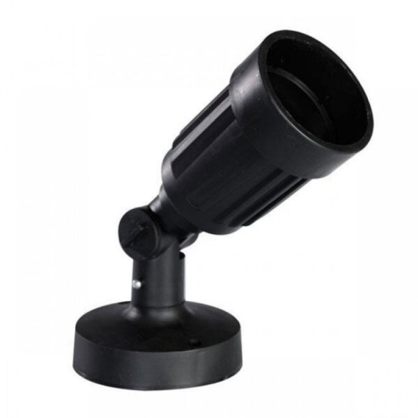 Φωτιστικό Κήπου E27 PAR38 Μαύρο Πλαστικό με Βάση ACA – AC.045GL76