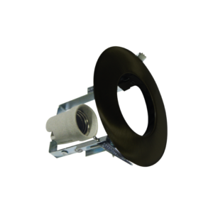 Βάση Σποτ R63 E27 Χωνευτή Στρογγυλή Σταθερή Μαύρη ACA – AC.045R63BMS