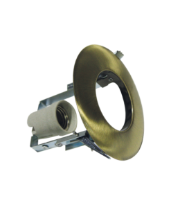 Βάση Σποτ R63 E27 Χωνευτή Στρογγυλή Σταθερή Χρυσό Ματ ACA – AC.045R63GM