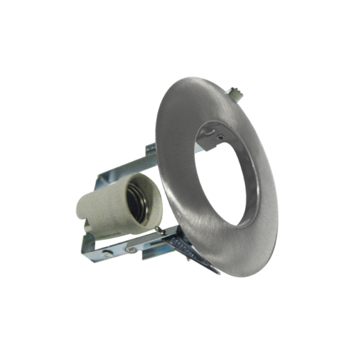 Βάση Σποτ R63 E27 Χωνευτή Στρογγυλή Σταθερή Νίκελ Ματ ACA – AC.045R63NM